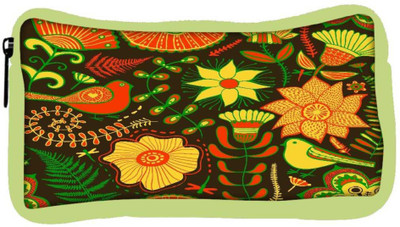 

Snoogg Eco Friendly Canvas Seamless Texture With Flowers Student Pen Pencil Case Coin Purse Pouch Cosmetic Makeup Bag (GREEN) Pouch(Multicolor)