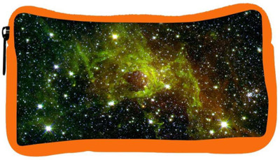 

Snoogg Eco Friendly Canvas Galaxy Designer Student Pen Pencil Case Coin Purse Pouch Cosmetic Makeup Bag (ORANGE) Pouch(Multicolor)