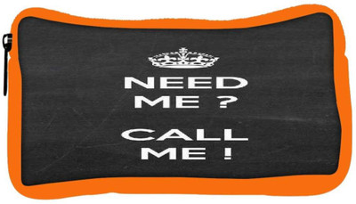 

Snoogg Eco Friendly Canvas Need Me Call Me Student Pen Pencil Case Coin Purse Pouch Cosmetic Makeup Bag (ORANGE) Pouch(Multicolor)