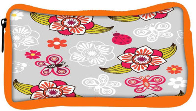 

Snoogg Eco Friendly Canvas Spring Seamless Pattern With Flowers And Ladybirds Student Pen Pencil Case Coin Purse Pouch Cosmetic Makeup Bag (ORANGE) Pouch(Multicolor)