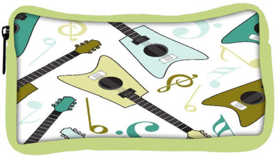

Snoogg Eco Friendly Canvas Guitars Designer Student Pen Pencil Case Coin Purse Pouch Cosmetic Makeup Bag (GREEN) Pouch(Multicolor)