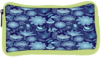 

Snoogg Eco Friendly Canvas Abstract Floral Background Student Pen Pencil Case Coin Purse Pouch Cosmetic Makeup Bag (GREEN) Pouch(Multicolor)