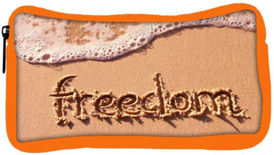 

Snoogg Eco Friendly Canvas Freedom Designer Student Pen Pencil Case Coin Purse Pouch Cosmetic Makeup Bag (ORANGE) Pouch(Multicolor)