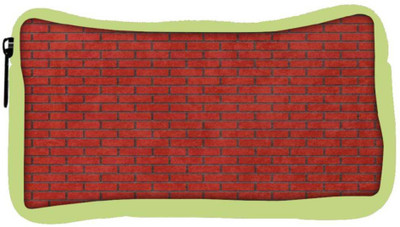 

Snoogg Eco Friendly Canvas Red Bricks Designer Student Pen Pencil Case Coin Purse Pouch Cosmetic Makeup Bag (GREEN) Pouch(Multicolor)