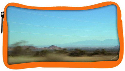 

Snoogg Eco Friendly Canvas Desert Designer Student Pen Pencil Case Coin Purse Pouch Cosmetic Makeup Bag (ORANGE) Pouch(Multicolor)