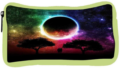 

Snoogg Eco Friendly Canvas Universe Graphic Print Student Pen Pencil Case Coin Purse Pouch Cosmetic Makeup Bag (GREEN) Pouch(Multicolor)