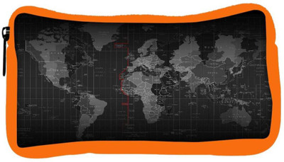 

Snoogg Eco Friendly Canvas Black Earth Designer Student Pen Pencil Case Coin Purse Pouch Cosmetic Makeup Bag (ORANGE) Pouch(Multicolor)