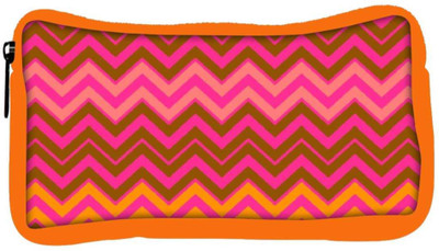 

Snoogg Eco Friendly Canvas Wave Patterns Student Pen Pencil Case Coin Purse Pouch Cosmetic Makeup Bag (ORANGE) Pouch(Multicolor)