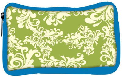

Snoogg Eco Friendly Canvas Abstract White Green Pattern Designer Student Pen Pencil Case Coin Purse Pouch Cosmetic Makeup Bag (BLUE) Pouch(Multicolor)