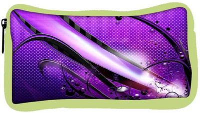 

Snoogg Eco Friendly Canvas Abstract Purple Glossy Design Designer Student Pen Pencil Case Coin Purse Pouch Cosmetic Makeup Bag (GREEN) Pouch(Multicolor)