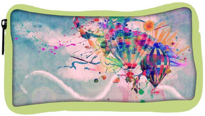 

Snoogg Eco Friendly Canvas Hot Air Balloons Designer Student Pen Pencil Case Coin Purse Pouch Cosmetic Makeup Bag (GREEN) Pouch(Multicolor)