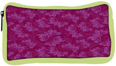 

Snoogg Eco Friendly Canvas Light Butterfly Pink Pattern Designer Student Pen Pencil Case Coin Purse Pouch Cosmetic Makeup Bag (GREEN) Pouch(Multicolor)