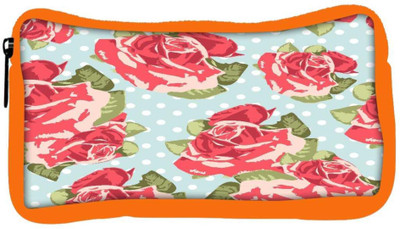 

Snoogg Eco Friendly Canvas Beautiful Seamless Rose Pattern With Blue Polka Dot Background Student Pen Pencil Case Coin Purse Pouch Cosmetic Makeup Bag (ORANGE) Pouch(Multicolor)