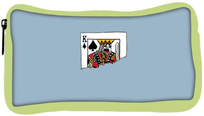 

Snoogg Eco Friendly Canvas The King Ripped In Half Designer Student Pen Pencil Case Coin Purse Pouch Cosmetic Makeup Bag (GREEN) Pouch(Multicolor)
