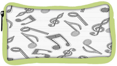 

Snoogg Eco Friendly Canvas Multicolor Music Designer Student Pen Pencil Case Coin Purse Pouch Cosmetic Makeup Bag (GREEN) Pouch(Multicolor)