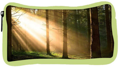 

Snoogg Eco Friendly Canvas Falling Sunlight In Forest Designer Student Pen Pencil Case Coin Purse Pouch Cosmetic Makeup Bag (GREEN) Pouch(Multicolor)