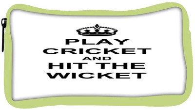 

Snoogg Eco Friendly Canvas Play Cricket And Hit Wicket White Student Pen Pencil Case Coin Purse Pouch Cosmetic Makeup Bag (GREEN) Pouch(Multicolor)