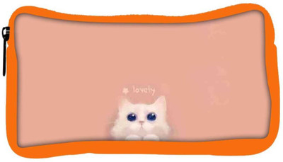 

Snoogg Eco Friendly Canvas I Am Lovely Student Pen Pencil Case Coin Purse Pouch Cosmetic Makeup Bag (ORANGE) Pouch(Multicolor)