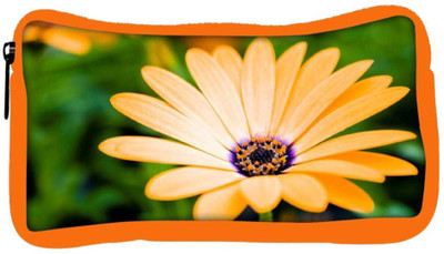

Snoogg Eco Friendly Canvas Blossom Flower Designer Student Pen Pencil Case Coin Purse Pouch Cosmetic Makeup Bag (ORANGE) Pouch(Multicolor)