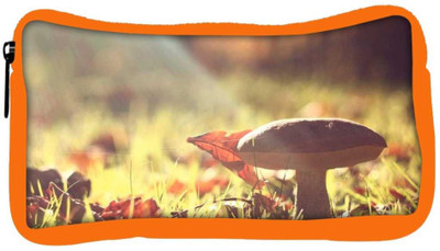 

Snoogg Eco Friendly Canvas Sunlight Mushroom Designer Student Pen Pencil Case Coin Purse Pouch Cosmetic Makeup Bag (ORANGE) Pouch(Multicolor)