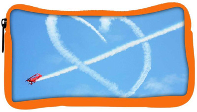

Snoogg Eco Friendly Canvas Airplane Fly Heart Designer Student Pen Pencil Case Coin Purse Pouch Cosmetic Makeup Bag (ORANGE) Pouch(Multicolor)