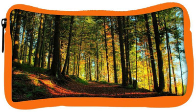 

Snoogg Eco Friendly Canvas Blossom Forest Designer Student Pen Pencil Case Coin Purse Pouch Cosmetic Makeup Bag (ORANGE) Pouch(Multicolor)