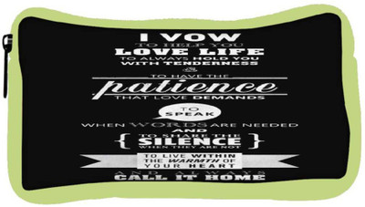 

Snoogg Eco Friendly Canvas Call It Home Student Pen Pencil Case Coin Purse Pouch Cosmetic Makeup Bag (GREEN) Pouch(Multicolor)