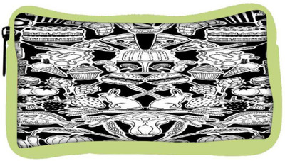 

Snoogg Eco Friendly Canvas Black And White Feast Student Pen Pencil Case Coin Purse Pouch Cosmetic Makeup Bag (GREEN) Pouch(Multicolor)