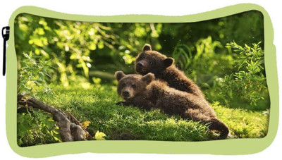 

Snoogg Eco Friendly Canvas Babies Bear Designer Student Pen Pencil Case Coin Purse Pouch Cosmetic Makeup Bag (GREEN) Pouch(Multicolor)