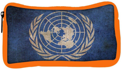 

Snoogg Eco Friendly Canvas Las Naciones Designer Student Pen Pencil Case Coin Purse Pouch Cosmetic Makeup Bag (ORANGE) Pouch(Multicolor)