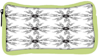 

Snoogg Eco Friendly Canvas Multiple Pattern Designer Student Pen Pencil Case Coin Purse Pouch Cosmetic Makeup Bag (GREEN) Pouch(Multicolor)