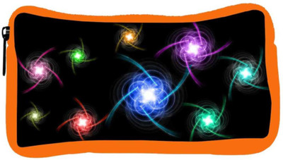 

Snoogg Eco Friendly Canvas Abstract Colorful Design Designer Student Pen Pencil Case Coin Purse Pouch Cosmetic Makeup Bag (ORANGE) Pouch(Multicolor)