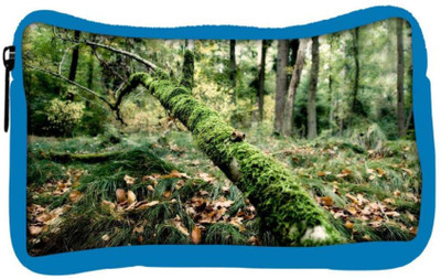 

Snoogg Eco Friendly Canvas Fallen Tree Designer Student Pen Pencil Case Coin Purse Pouch Cosmetic Makeup Bag (BLUE) Pouch(Multicolor)