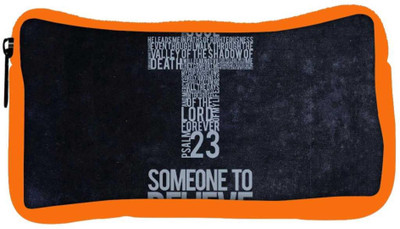 

Snoogg Eco Friendly Canvas Christian Wallpapers Designer Student Pen Pencil Case Coin Purse Pouch Cosmetic Makeup Bag (ORANGE) Pouch(Multicolor)