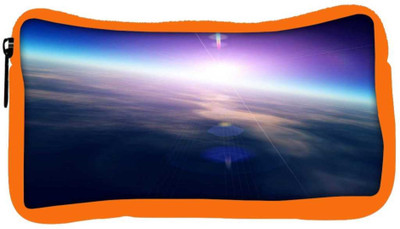 

Snoogg Eco Friendly Canvas Sunrise From Space Student Pen Pencil Case Coin Purse Pouch Cosmetic Makeup Bag (ORANGE) Pouch(Multicolor)