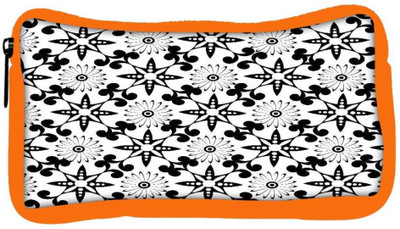 

Snoogg Eco Friendly Canvas Black And White Pattern Designer Student Pen Pencil Case Coin Purse Pouch Cosmetic Makeup Bag (ORANGE) Pouch(Multicolor)
