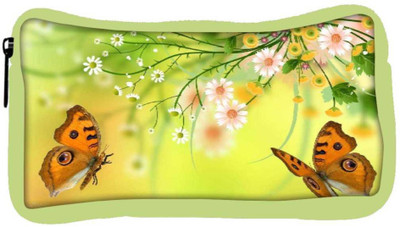 

Snoogg Eco Friendly Canvas Butterfly Around The Summer 2601 Student Pen Pencil Case Coin Purse Pouch Cosmetic Makeup Bag (GREEN) Pouch(Multicolor)