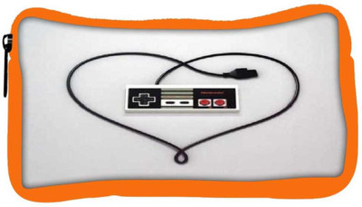 

Snoogg Eco Friendly Canvas Entertainment System Controller Love Student Pen Pencil Case Coin Purse Pouch Cosmetic Makeup Bag (ORANGE) Pouch(Multicolor)