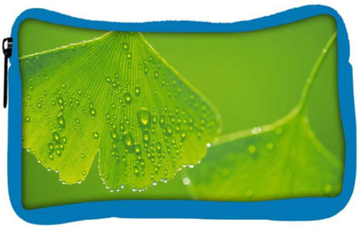 

Snoogg Eco Friendly Canvas Green Leaves Designer Student Pen Pencil Case Coin Purse Pouch Cosmetic Makeup Bag (BLUE) Pouch(Multicolor)