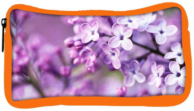

Snoogg Eco Friendly Canvas Flores Lindas Designer Student Pen Pencil Case Coin Purse Pouch Cosmetic Makeup Bag (ORANGE) Pouch(Multicolor)