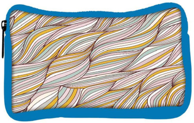 

Snoogg Eco Friendly Canvas Lite Color Leaves Designer Student Pen Pencil Case Coin Purse Pouch Cosmetic Makeup Bag (BLUE) Pouch(Multicolor)