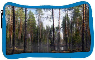 

Snoogg Eco Friendly Canvas Flood In Forest Designer Student Pen Pencil Case Coin Purse Pouch Cosmetic Makeup Bag (BLUE) Pouch(Multicolor)