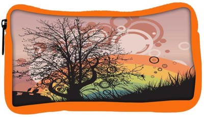 

Snoogg Eco Friendly Canvas Abstract Illustration Student Pen Pencil Case Coin Purse Pouch Cosmetic Makeup Bag (ORANGE) Pouch(Multicolor)