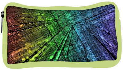 

Snoogg Eco Friendly Canvas City Technology Designer Student Pen Pencil Case Coin Purse Pouch Cosmetic Makeup Bag (GREEN) Pouch(Multicolor)
