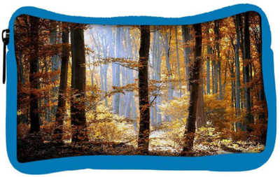 

Snoogg Eco Friendly Canvas Yellow Forest Designer Student Pen Pencil Case Coin Purse Pouch Cosmetic Makeup Bag (BLUE) Pouch(Multicolor)