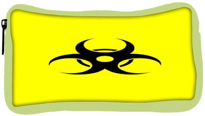 

Snoogg Eco Friendly Canvas Stay Safe Caution 2384 Student Pen Pencil Case Coin Purse Pouch Cosmetic Makeup Bag (GREEN) Pouch(Multicolor)