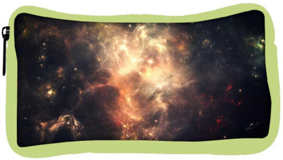 

Snoogg Eco Friendly Canvas Abstract Galaxy Designer Student Pen Pencil Case Coin Purse Pouch Cosmetic Makeup Bag (GREEN) Pouch(Multicolor)