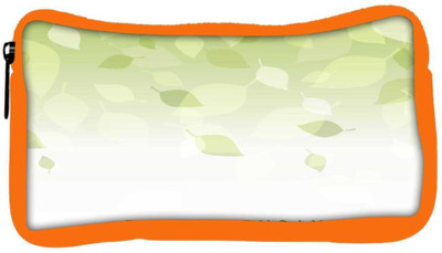 

Snoogg Eco Friendly Canvas Abstract Nature Background With Fresh Green Leaves Student Pen Pencil Case Coin Purse Pouch Cosmetic Makeup Bag (ORANGE) Pouch(Multicolor)