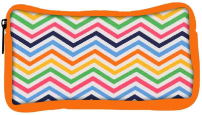 

Snoogg Eco Friendly Canvas White Space Wave Pattern 2528 Student Pen Pencil Case Coin Purse Pouch Cosmetic Makeup Bag (ORANGE) Pouch(Multicolor)