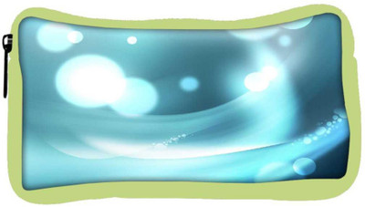 

Snoogg Eco Friendly Canvas Light Bubbles Pattern Design Designer Student Pen Pencil Case Coin Purse Pouch Cosmetic Makeup Bag (GREEN) Pouch(Multicolor)